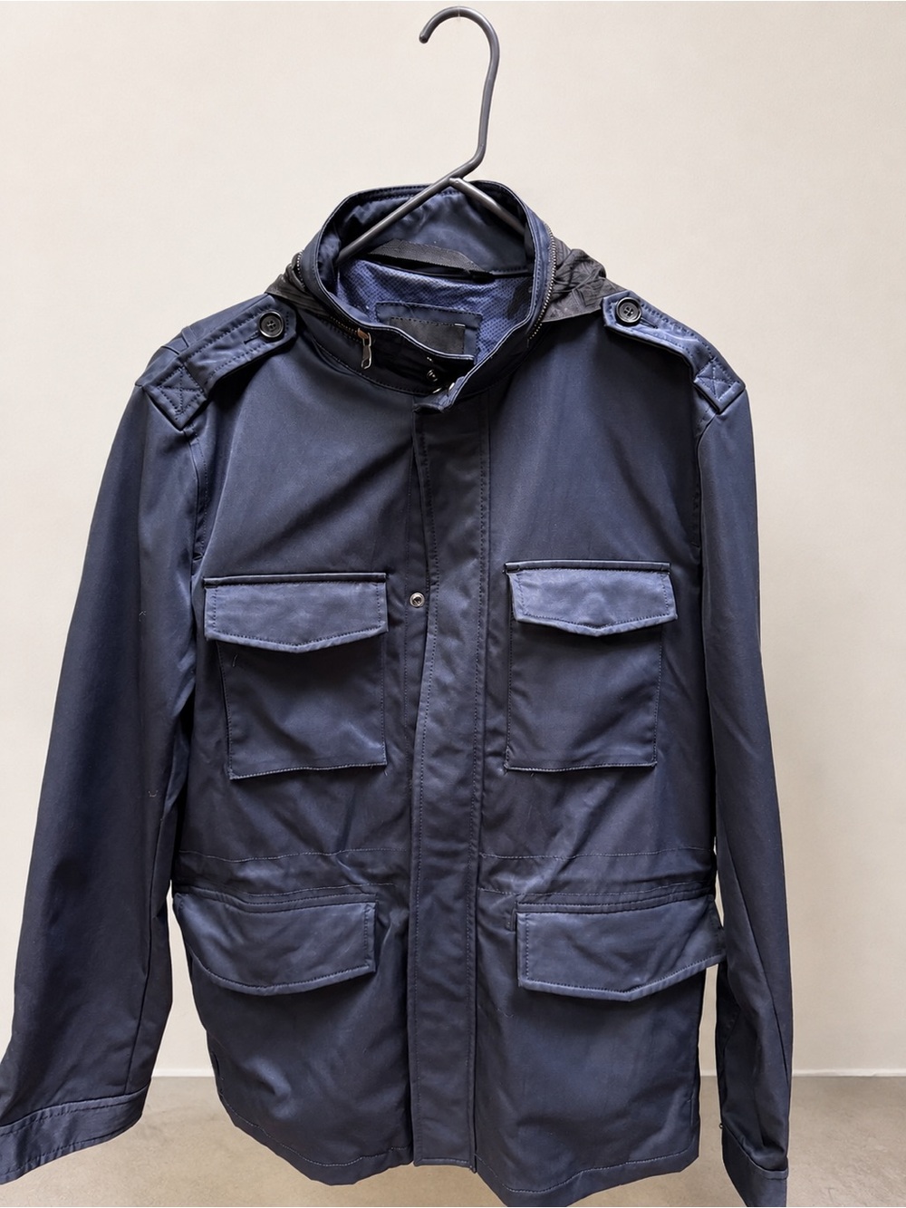 Banana Republic Navy Military Field Jacket